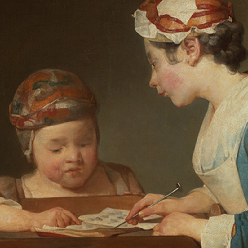 Jean-Siméon Chardin's 'The Young Schoolmistress'
