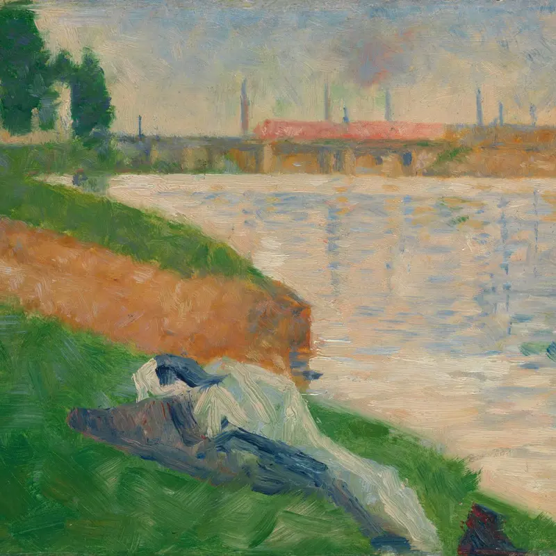 Clothes on the Grass: Study for 'Bathers at Asnières'