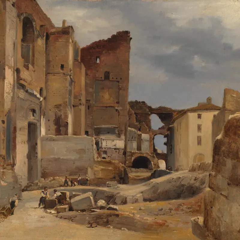 Excavation of the Roman Theatre, Orange, France