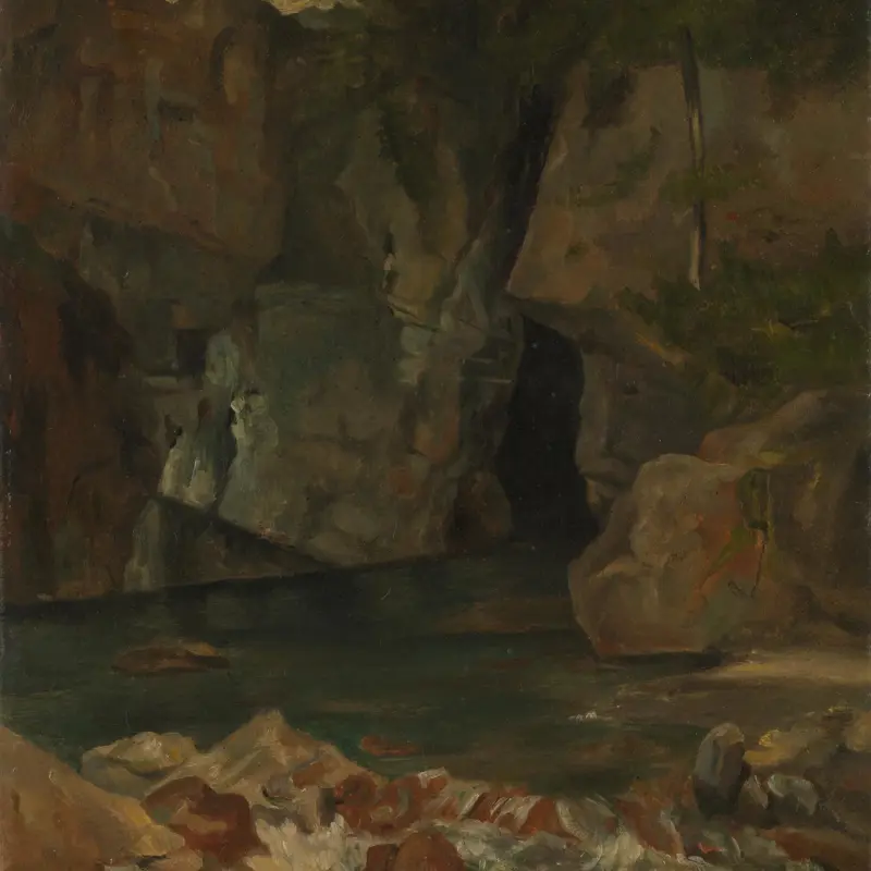 A Torrent in a Rocky Gorge