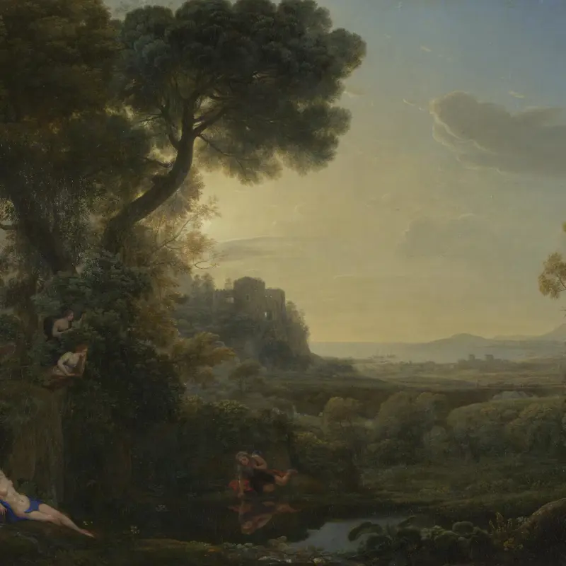 Landscape with Narcissus and Echo