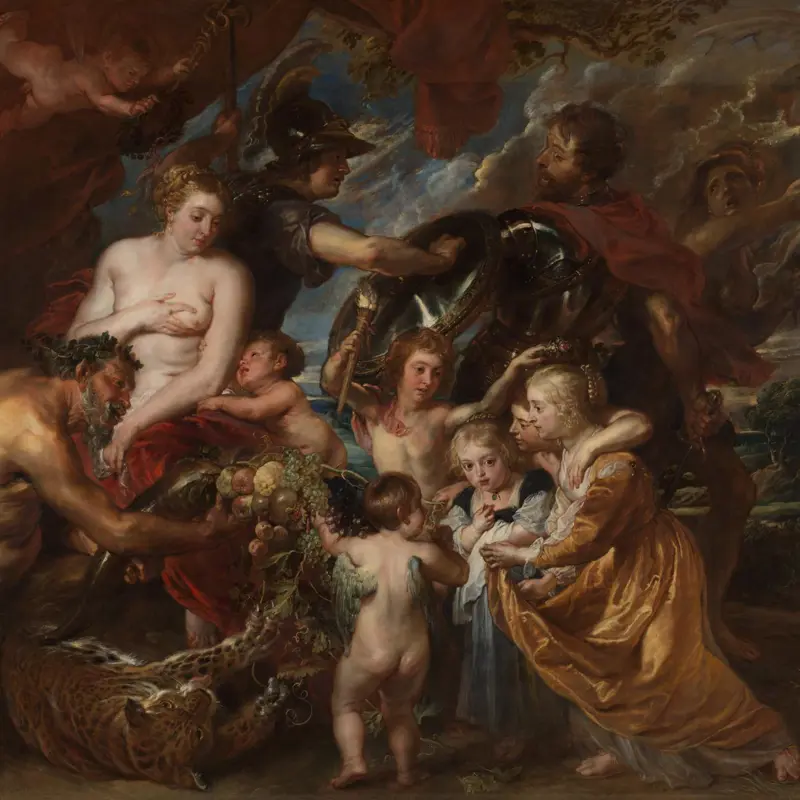 Minerva protects Pax from Mars ('Peace and War')