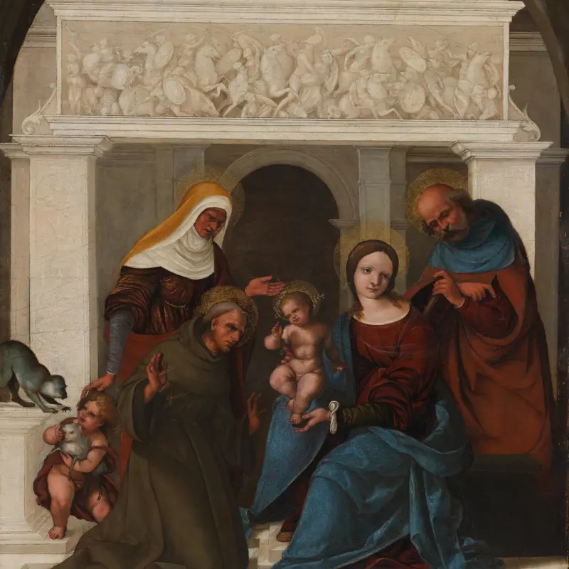 The Holy Family with Saints