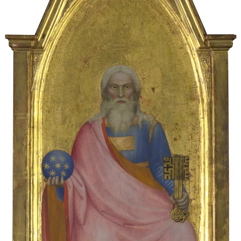 The Apocalyptic Christ (Son of Man): Central Pinnacle Panel