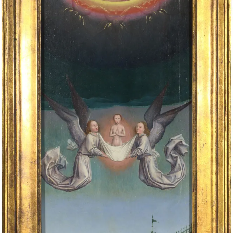 The Soul of Saint Bertin carried up to God