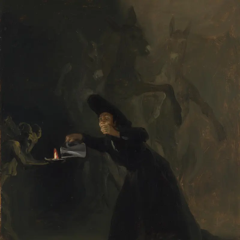 A Scene from 'The Forcibly Bewitched'