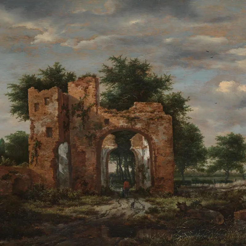 A Ruined Castle Gateway