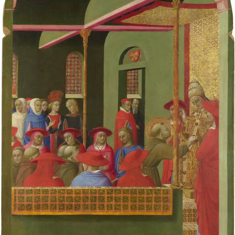 Saint Francis before Pope Honorius III