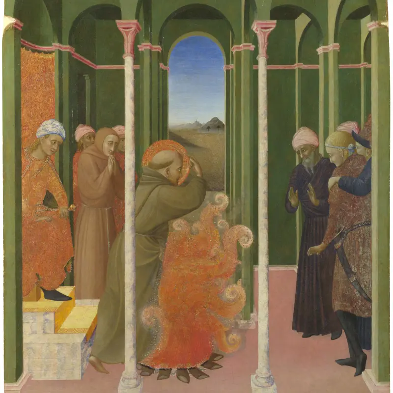 Saint Francis before the Sultan