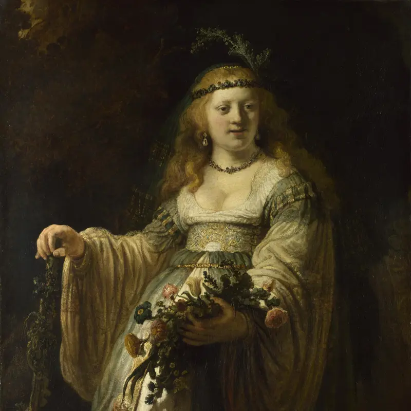 Saskia van Uylenburgh in Arcadian Costume