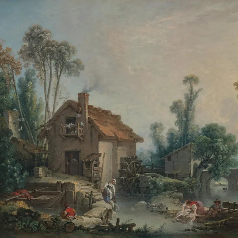 Landscape with a Watermill