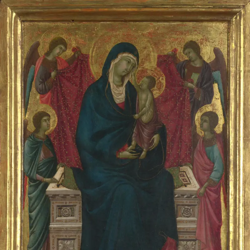 The Virgin and Child with Four Angels