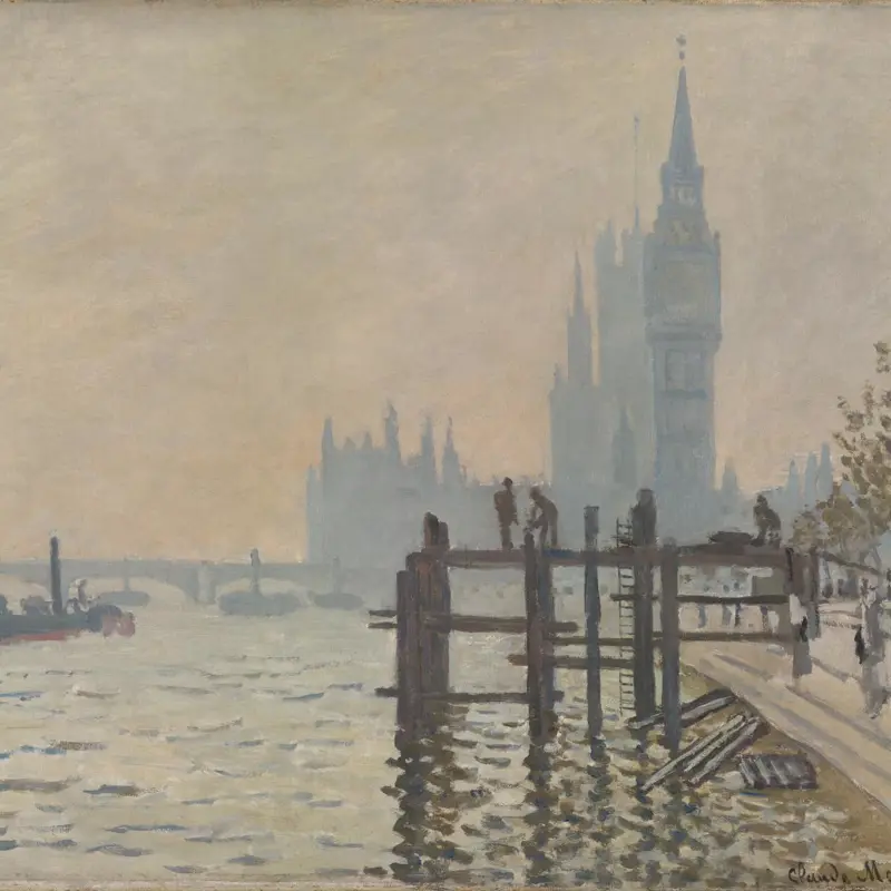 The Thames below Westminster