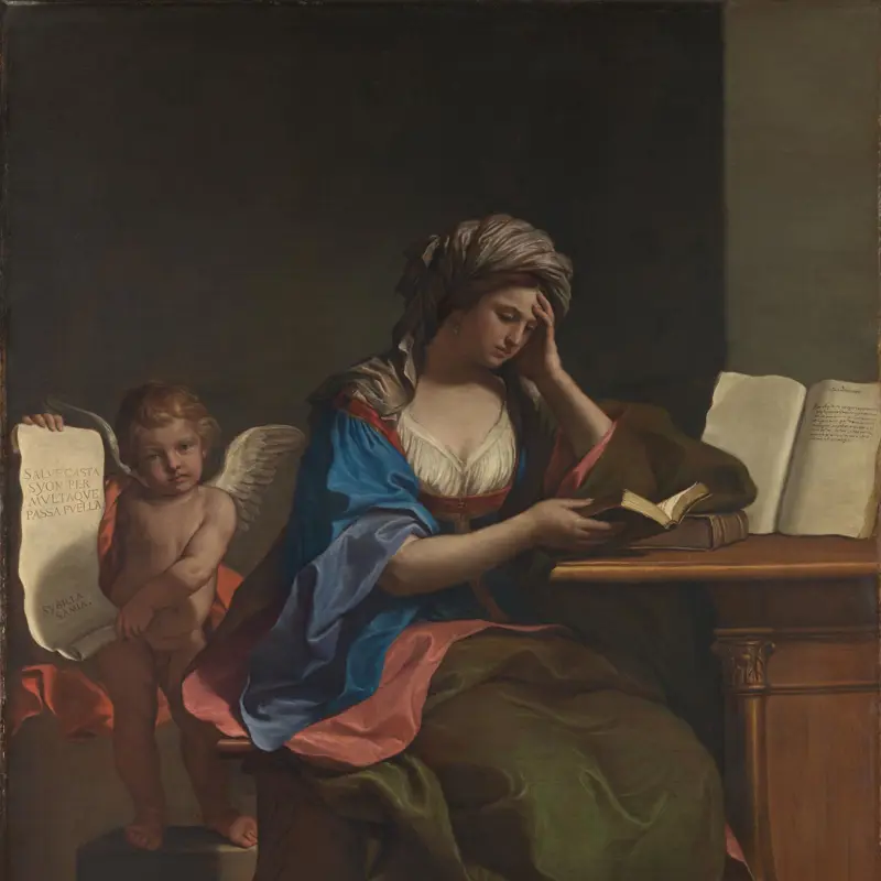 The Samian Sibyl with a Putto